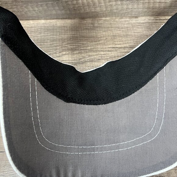 Ping Visor Hat White Red Adjustable Hook and Loop One Size Golf - Picture 6 of 8